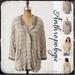 Anthropologie Jackets & Coats | Anthropologie Tiny Gray Cirrus Hoodie Jacket | Color: Gray/Tan | Size: M