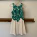 Anthropologie Dresses | Anthropologie Moulinette Soeurs Mini Dress Size 2, Nwt | Color: Green/White | Size: 2