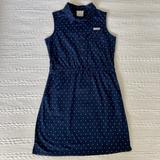 Columbia Dresses | Columbia Pfg Girls Youth Outdoor Blue White Polka Dot Dress L 14/16 Nwot | Color: Blue/White | Size: 14g