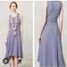 Anthropologie Dresses | Anthropologie Puella Blue And White Knit Hi Lo Dress Small | Color: Blue/White | Size: S