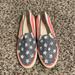 American Eagle Outfitters Shoes | 3/$15 American Eagle Usa Pattern Shoes | Color: Blue/Red | Size: 7