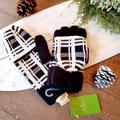Kate Spade Accessories | Kate Spade Scuba Plaid Gloves/Mittens | Color: Black/White | Size: Os