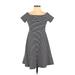 Old Navy Casual Dress - A-Line: Blue Print Dresses - Women's Size Small