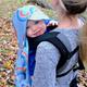 BundleBean - Babywearing All-Weather Waterproof Sling and Baby Carrier Cover (Rainbow) - Rain Cover with Fleece Lining, Universal Fit, Fits Front & Back Carriers, Protection from Rain & Wind