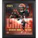 Fanatics Authentic Ja'Marr Chase Cincinnati Bengals 2021 NFL Offensive Rookie of the Year 15'' x 17'' Framed Collage Photo