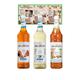 Go2 Groceries Monin Coffee Syrups Trio - Sugar-Free & Vegan - Elevate Your Coffee Experience with Caramel, Vanilla, and Gingerbread Coffee Syrups (3x1L Bottles) + Bonus Recipe Cards