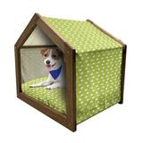 East Urban Home Wood Dog House Wood House in Brown | 32.28 H x 39.37 W x 28.35 D in | Wayfair BD822CF598234145833B3364D968C0C6