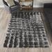 Gray 63 x 2 in Indoor Area Rug - Trent Austin Design® Linkous Abstract Shag Ash Area Rug Polyester/Polypropylene | 63 W x 2 D in | Wayfair