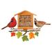 Arlmont & Co. Nature's Symphony Cardinal Garden Art Metal | 12 H x 14 W x 1 D in | Wayfair B8EA373491E14480B152CCC09C3AC8A0