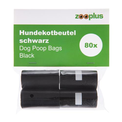 Hundekotbeutel schwarz 8 Rollen à 20 Beutel