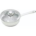 Kc blue Kitchencraft 4 Egg Poacher Pan in Gift Box, Non Stick and Induction Safe, Stainless Steel,