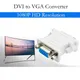 Adaptateur DVI vers VGA adaptateur DVI - I mâle 24 + 5 broches vers VGA femelle convertisseur de