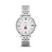 Women's Fossil Silver Rutgers Scarlet Knights Jacqueline Stainless Steel Watch