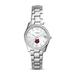 Women's Fossil Silver Arkansas State Red Wolves Scarlette Mini Three-Hand Date Watch