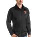 Men's Antigua Black Florida Panthers Links Full-Zip Golf Jacket