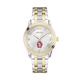 Bulova Silver/Gold South Dakota Coyotes Classic Two-Tone Round Watch