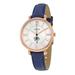 Women's Fossil Navy Kent State Golden Flashes Jacqueline Leather Watch