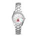 Women's Fossil Silver Rutgers Scarlet Knights Scarlette Mini Three-Hand Date Watch