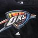 Adidas Shirts | Adidas Black T-Shirt With Okc Basketball | Color: Black/Blue | Size: L