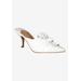 Women's Mianna Mules by J. Renee in White (Size 9 M)