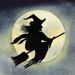 Red Barrel Studio® Haunting Halloween Night Witch Canvas, Wood | 12 H x 12 W x 1.25 D in | Wayfair 467E06C549A8464BA1206B7BBDB65C5F