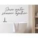 Trinx Save Water Shower Together Cursive Wall Decal Vinyl in Gray | 8 H x 24 W in | Wayfair E0769728219D4801A975A4C00D7EA49C