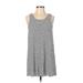 H&M Casual Dress - A-Line: Black Marled Dresses - Women's Size X-Small