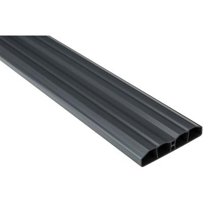 Restposten 63cm Zaunlatten hart glatt leicht PVC Balkonbretter Graphit PZL-31: Kappe Spitz Image