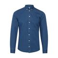 CASUAL FRIDAY CFAnton BD LS Denim Chambray Shirt Herren Jeanshemd Denim Hemd Freizeithemd mit Hemdkragen aus 100% Baumwolle Regular Fit, Größe:3XL, Farbe:Denim mid Blue (200436)