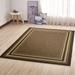 Ottomanson Ottohome Collection Non-Slip Rubberback Bordered Design Indoor Rugs