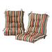Greendale Home Fashions Multicolor Outdoor Dining Chair Cushion (Set of 2)