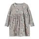 name it - Langarm-Kleid Nmfmlp Faksini In Grey Melange, Gr.104