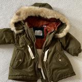 Zara Jackets & Coats | Like New Zara Jacket | Color: Green | Size: 9-12mb