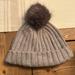 J. Crew Accessories | Gray J Crew Beanie With Gray Pom New With Tags | Color: Gray | Size: Os