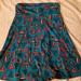 Lularoe Skirts | Lularoe Azure Teal Triangle Skirt Size 2xl | Color: Blue | Size: Xxl