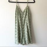 American Eagle Outfitters Pants & Jumpsuits | American Eagle Romper | Color: Green/White | Size: Mp