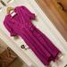 Anthropologie Dresses | Anthropologie Magenta Wrap Hi Lo Dress | Color: Pink | Size: 4p