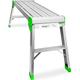 StepIt 150kg Lightweight Aluminium Work Platform, Folding Step Up/Hop Up Platform - 760x420mm - Working 2 Step Up Ladder With Secure Lock, High Capacity Maximum Weight Bench, EN131 Certified