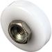 Prime-Line Shower Door Roller, 3/4 in. Outside Diameter, Plastic Wheel, Steel in White | 4 H x 3 W x 0.63 D in | Wayfair MP6001