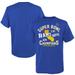 Preschool Fanatics Branded Royal Los Angeles Rams Super Bowl LVI Champions Hard Count Hometown T-Shirt