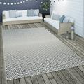 Paco Home - Tapis Intérieur & Extérieur Tissage à Plat Géométrique Scandinave Design Losanges En