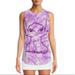 Disney Tops | Juniors Disney Lilo & Stitch Tie Dye Purple Tank Top Summer Casual Beach | Color: Purple | Size: Lj