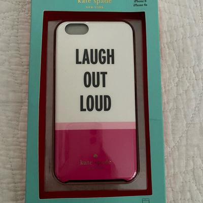 Kate Spade Accessories | Kate Spade Cellphone Case”Laugh Out Loud “Icon Logo. Cute To Display/ | Color: Pink/White | Size: Os