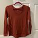 American Eagle Outfitters Tops | Ae V-Neck | Color: Orange | Size: S