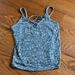 American Eagle Outfitters Tops | American Eagle Outfitters Cropped Tank Top Sz S Euc Grey Heather Ribbed Sweater | Color: Gray | Size: S
