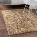 Brown/Gray 63 x 0.5 in Area Rug - Trent Austin Design® Knowle Geometric Power Loom Cream/Brown/Gray Area Rug Polypropylene | 63 W x 0.5 D in | Wayfair