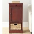 Beachcrest Home™ Painswick 1 - Door Accent Cabinet Wood in Red | 34.25 H x 15.75 W x 13 D in | Wayfair 7F7BE214EC3D4204A2F24D8E9E0F76EC