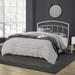 Lark Manor™ Amielle Bed Wood in Black/Brown | 46 H x 53.75 W in | Wayfair 63591FD677834E3CA0EDDE8F6CB22C2A