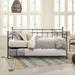 Lark Manor™ Eccleshall Twin Daybed w/ Trundle Metal in Gray | 39.75 H x 45 W x 79.5 D in | Wayfair E756698BB18145F8A47E1BFA862A8CDB