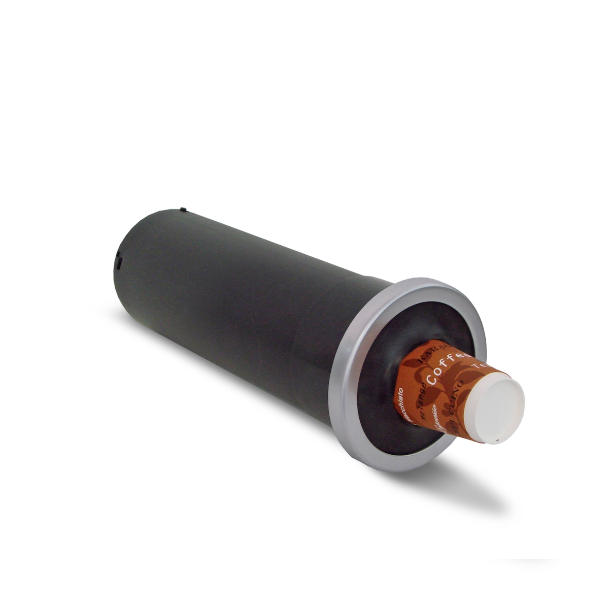 San Jamar One-Size-Fits-All EZ-Fit Cup Dispenser - C2410CXC18BK Image